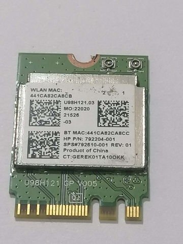 Module Wi-Fi Laptop – Intel 3160 / 3165 / 3168 / 7265 / 8260 + Realtek & Atheros [5]