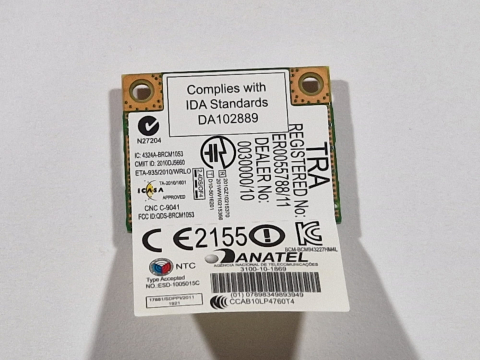 Modul WiFi Broadcom BCM943227HM4L – Mini PCI‑E – Acer Aspire 5742G – Second [1]
