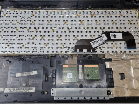 Palmrest cu Tastatura Laptop Asus X540 X540L X540LA X540S Layout US Argintiu, 13NB0B01AP0301, Second Hand [2]