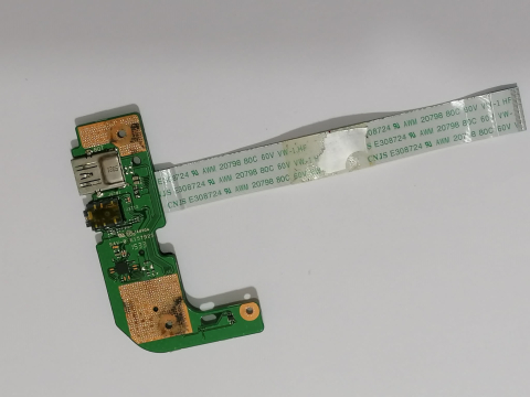 Accesorii Laptop - Placa audio si USB Asus X555LJ, model X555LD IO BOARD REV 2.0, cu cablu flex inclus, Second Hand