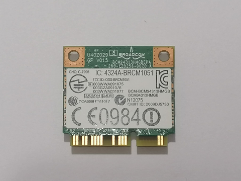 Piese - componente laptop - Placa Wi‑Fi Dell DW1701 Mini PCI‑E – second hand, testat,