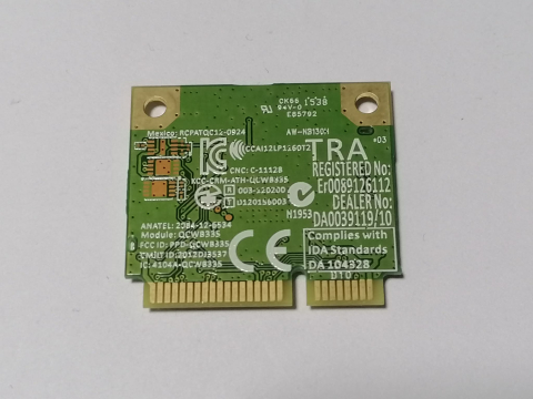 Wifi laptop - Qualcomm Atheros QCWB335 – Placa wifi Mini PCI‑E 802.11b/g/n + Bluetooth pentru laptop