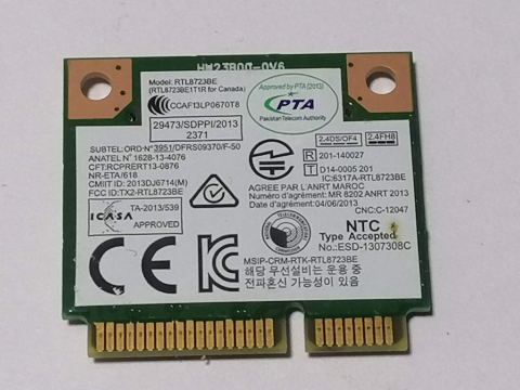 Realtek RTL8723BE – Placa wifi + Bluetooth Mini PCI‑E 802.11b/g/n pentru laptop [1]