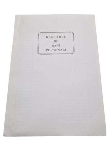Papetarie - Registru de Bani Personali A4 100 File Offset Necopiativ