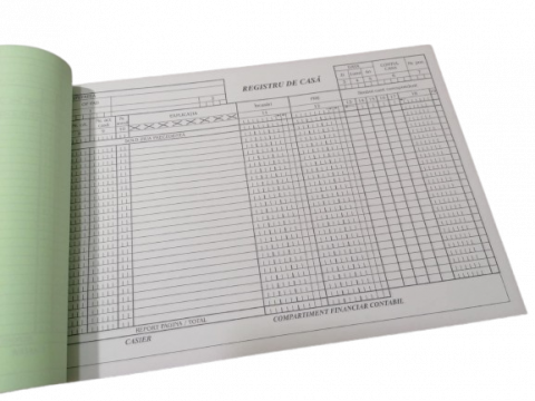 Papetarie - Registru de casa 1 autocopiativ