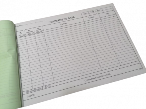 Papetarie - Registru de casa 2 autocopiativ