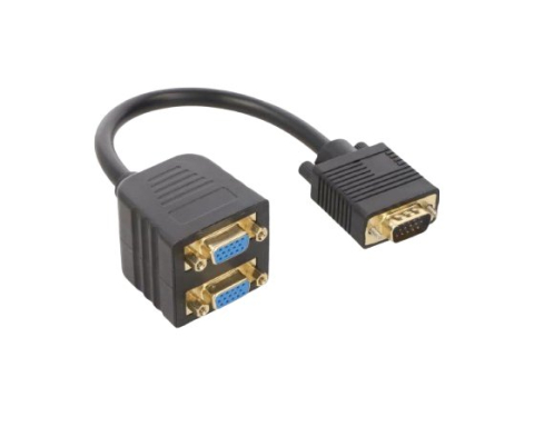 Conectica - Splitter / Adaptor VGA tata la 2× VGA mama – 20 cm