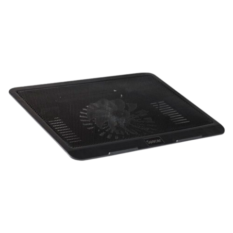 Suport Racire Laptop Spacer SP-NC19 – 15.6", Ventilator 140mm, LED Albastru [2]
