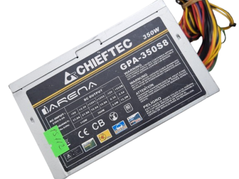 Piese - componente PC - Sursa Chieftec GPA-350S8 – 350W – Second
