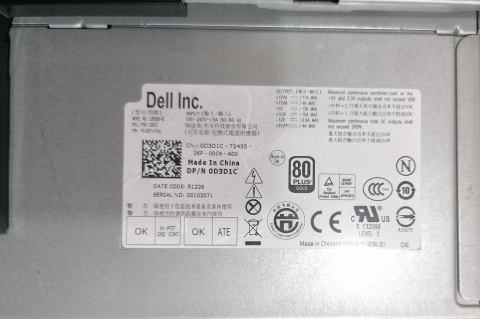 Sursa Dell L265EM-00 – 265W / Dell OptiPlex 390 / 790 / 990 / 3010 MT si Precision T1600 / 0D3D1C [1]