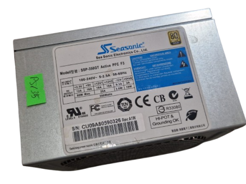 Piese - componente PC - Sursa Seasonic SSP-350GT – 350W – 80 Plus Gold – Second