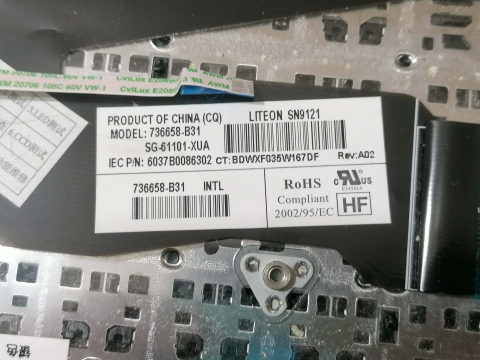 Tastatură HP EliteBook 840 G2 Model: 736658‑B31 | SG‑61101‑XUA | 6037B0086302 [2]