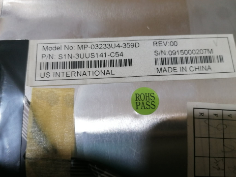 Tastatură MSI VX600X – Model MP-03233U4-359D MS-163P [3]