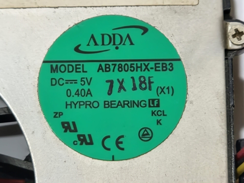 Ventilator Laptop ADDA AB7805HX-EB3 DC280003I00 5V 0.40A 3 Pini, Second Hand, 12 luni garantie [1]