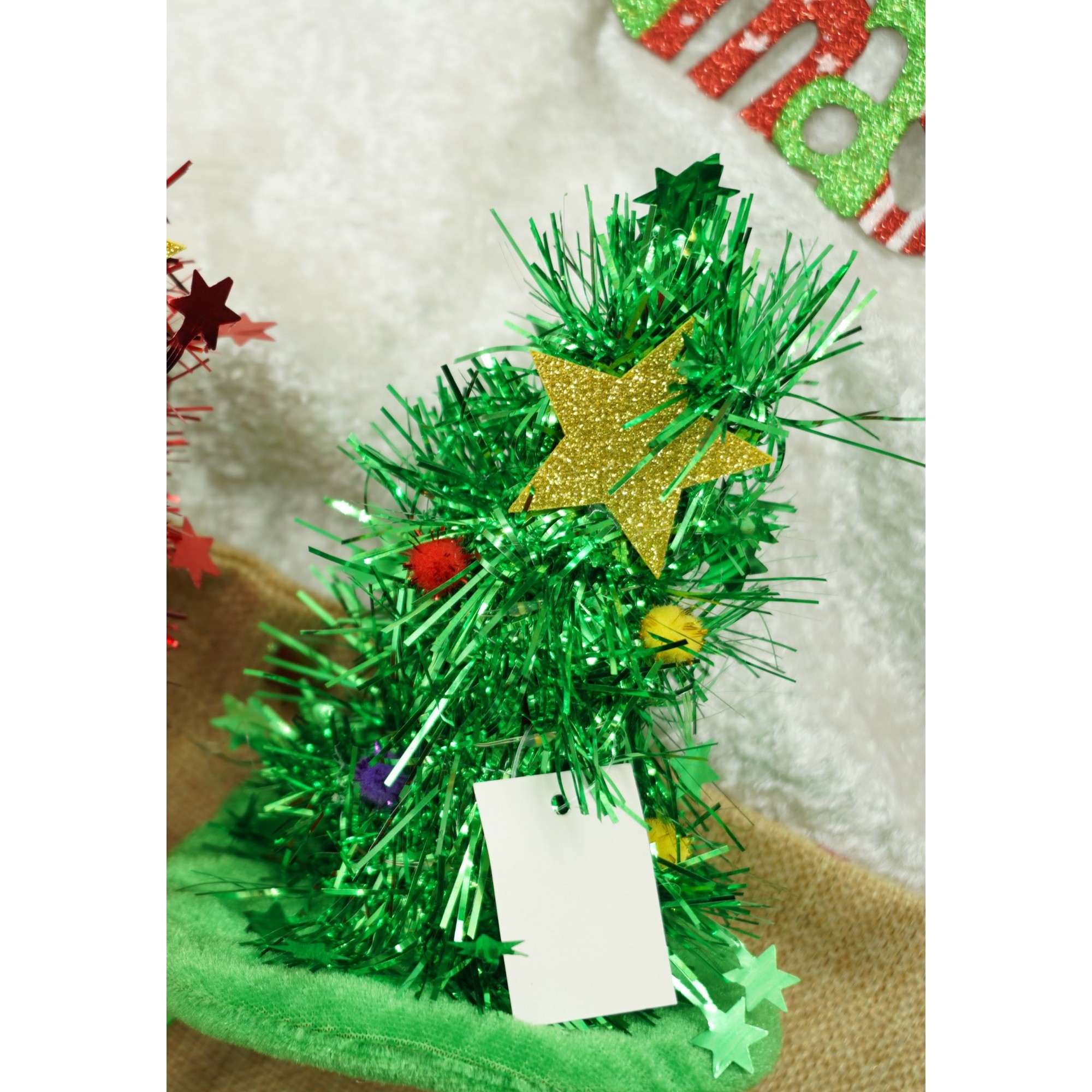 Bentita/cerc brad de Craciun, culoare verde, marime standard, Flippy [4]