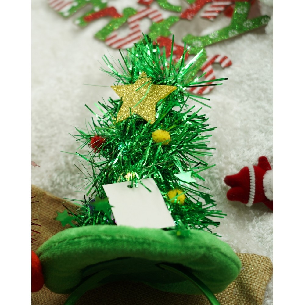 Bentita/cerc brad de Craciun, culoare verde, marime standard, Flippy [8]
