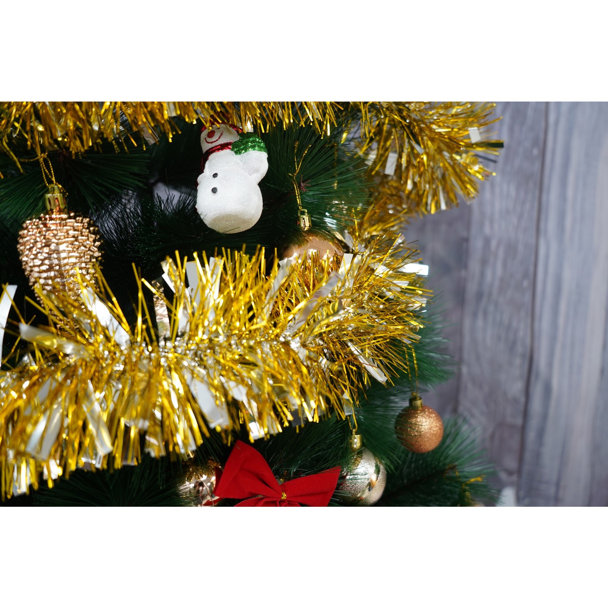 Beteala Craciun, Flippy, argintiu, marimea: 2 m x 11 cm material:folie PVC, interior/exterior [4]