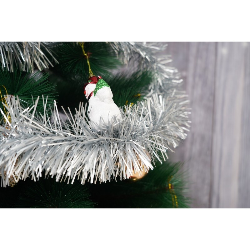 Beteala Craciun, Flippy, argintiu, marimea: 2 m x 9 cm material:folie PVC, interior/exterior [11]