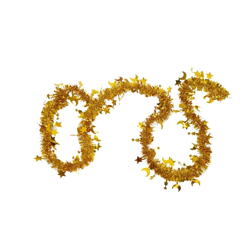 Beteala Craciun - Beteala Craciun, Flippy, auriu, marimea: 2 m x 9 cm x 5 cm material:folie PVC, interior/exterior