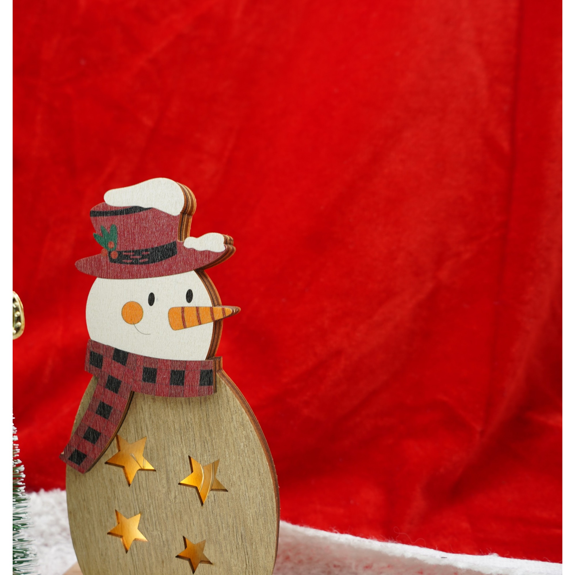 Decoratiune luminoasa, Flippy, Om de zapada, maro, lungime: 10 cm, latime: 5 cm, inaltime: 19 cm, lemn, interior/exterior [5]