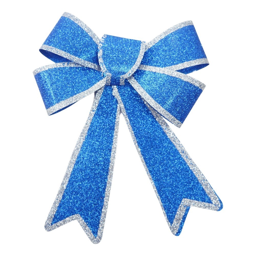 Fundite Brad - Funda pentru brad, Albastra, cu margini argintii, 13 x 18 cm, PVC, Flippy