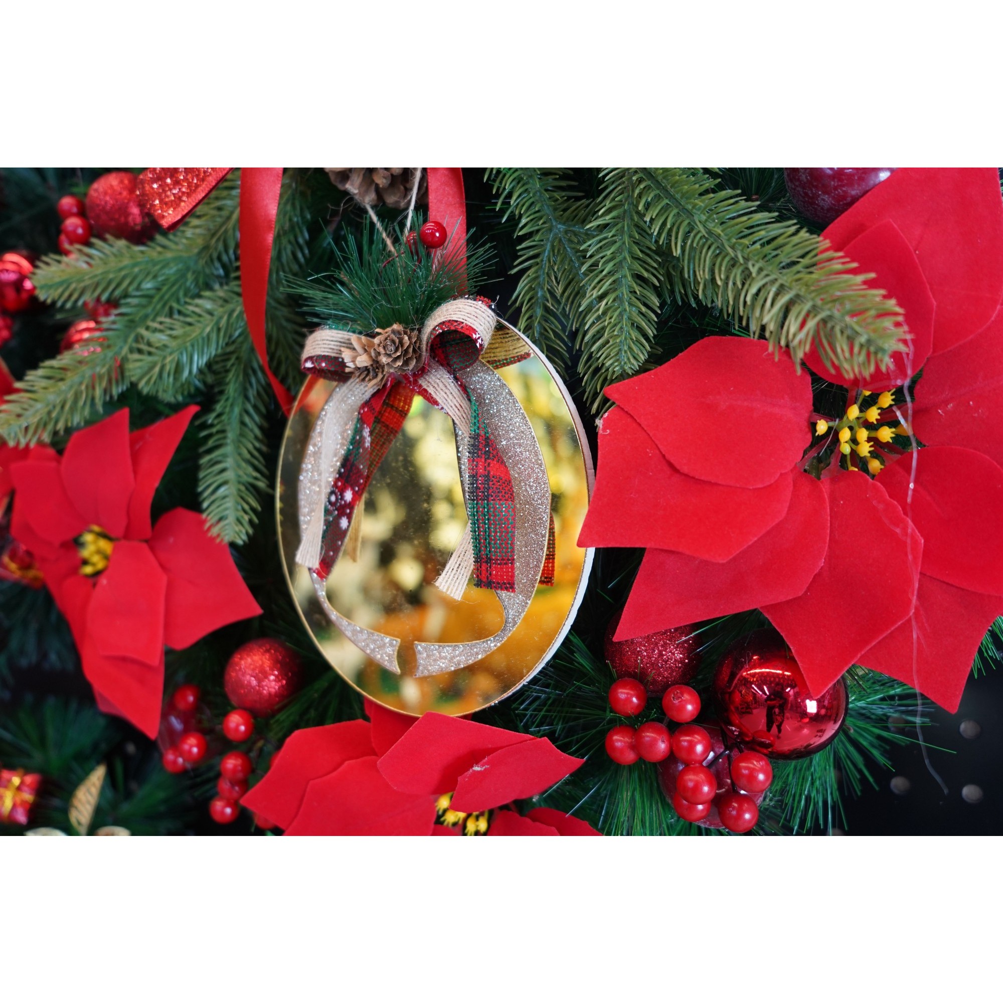 Ornament brad, Flippy, Clopotel, Auriu, Lucios, 17*17CM, Acril, Interior/ Exterior [4]