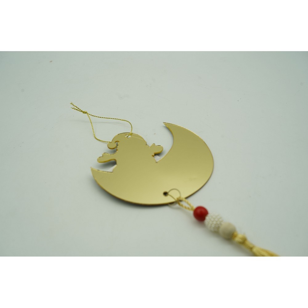 Ornament brad, Flippy, Luna, Auriu, Lucios, 10*25CM, Acril, Interior/ Exterior [9]