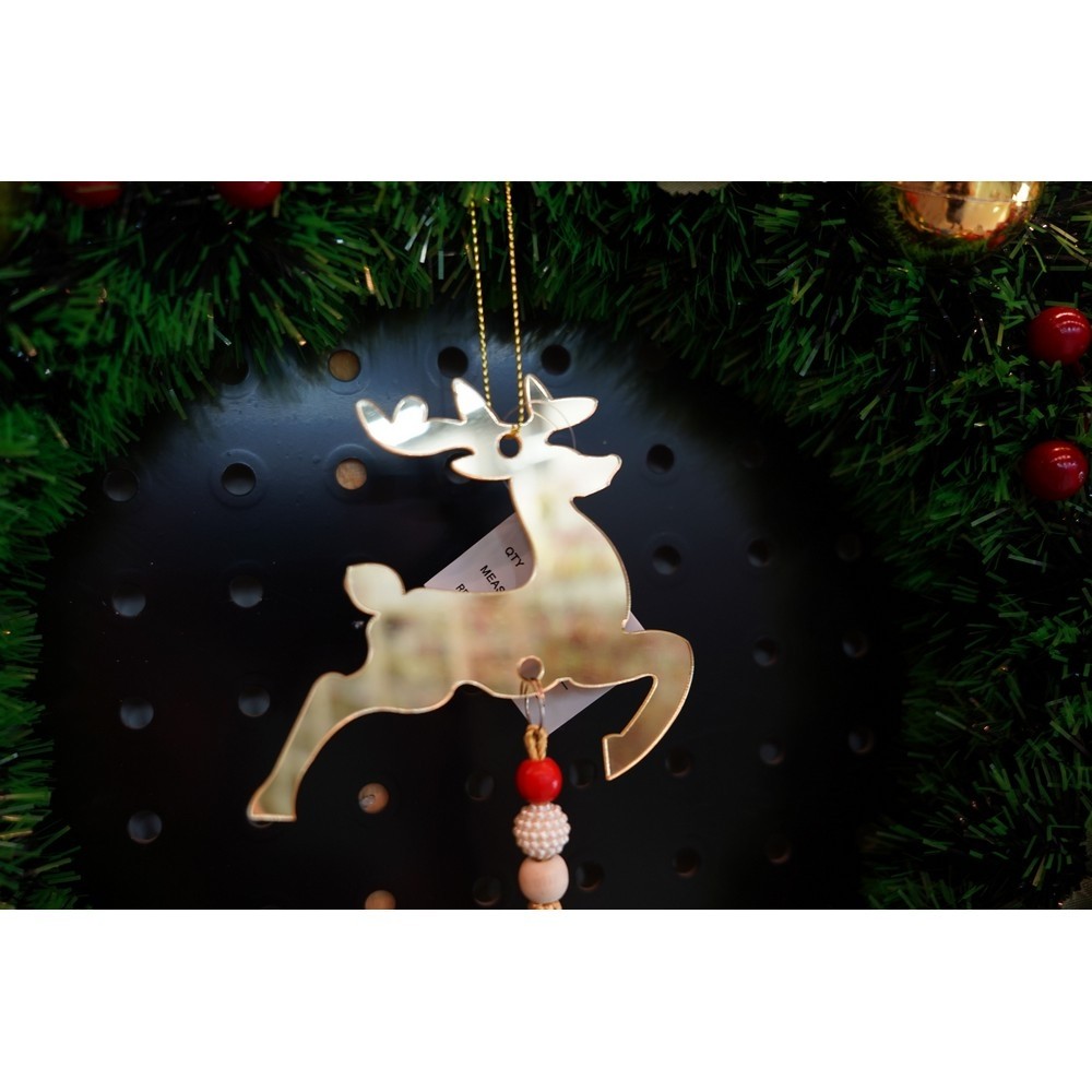 Ornament brad, Flippy, Ren, Auriu, Lucios, 10*25CM, Acril, Interior/ Exterior [8]