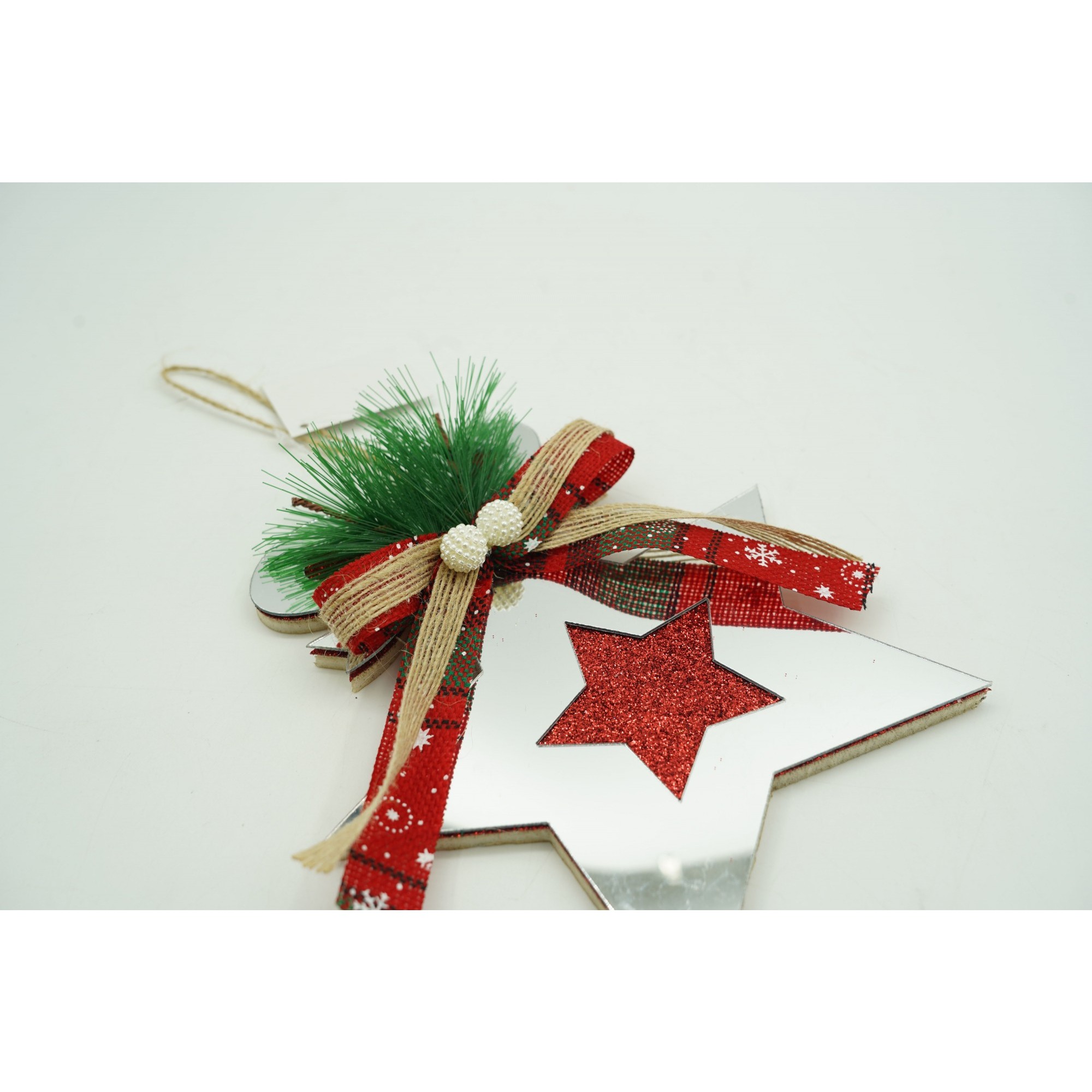 Ornament brad, Flippy, Stea, Argintiu, Lucios, 14*17CM, Acril, Interior/ Exterior [5]