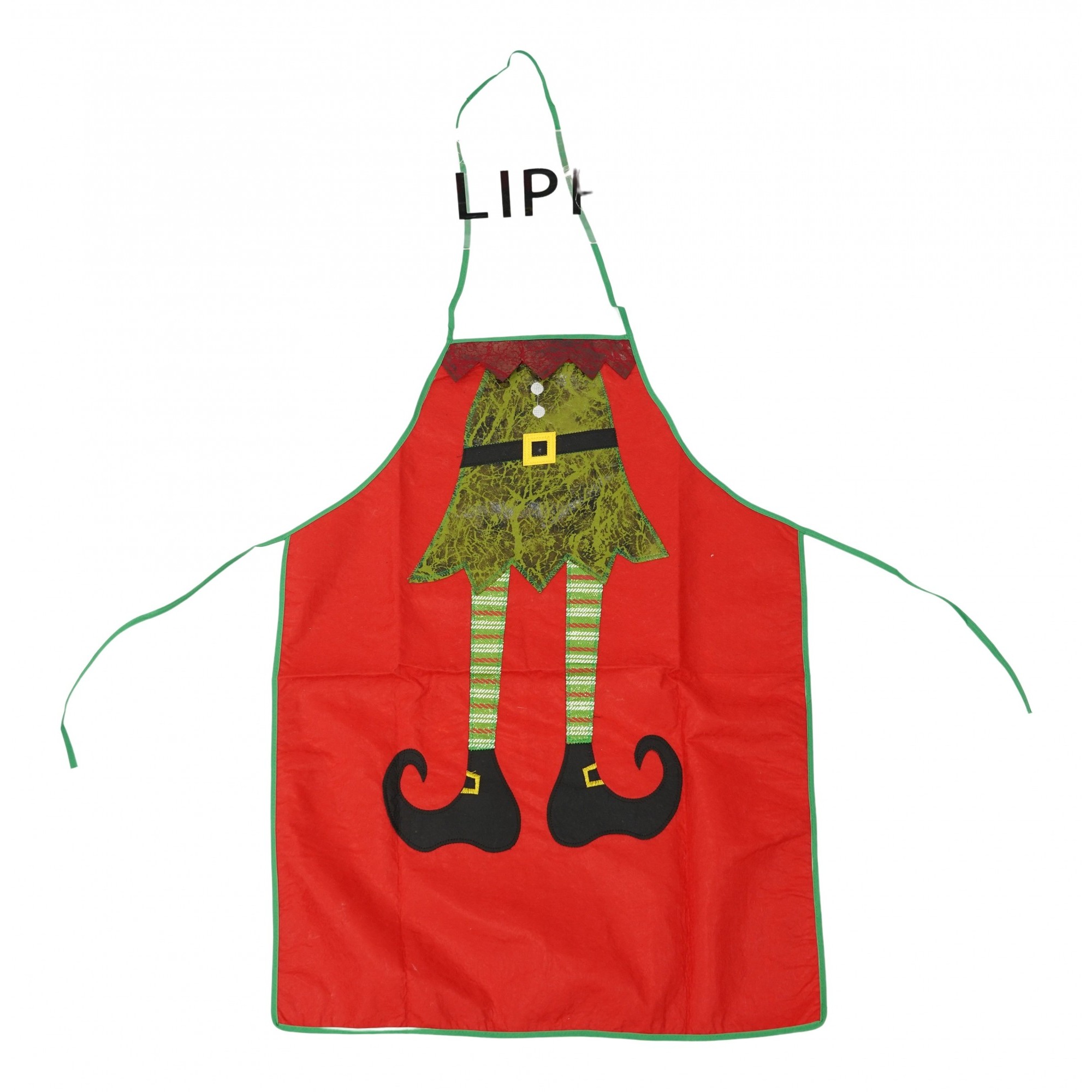 Costume Craciun - Sort Craciun, Flippy, cu model de elf, rosu, pentru adulti, poliester