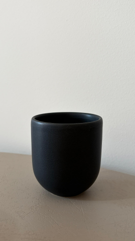 250ml - flatwhite latte - Pahar ceramic 250 ml pentru cafea | Glazurat manual premium