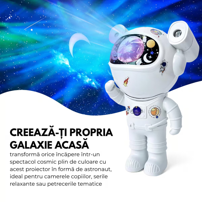 Proiectorul în Formă de Astronaut – Stele & Galaxii [6]
