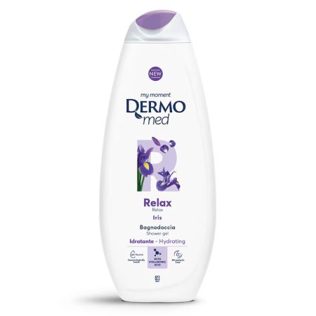 Gel de dus - Gel de dus cu Iris Relax, 750 ml, Dermomed
