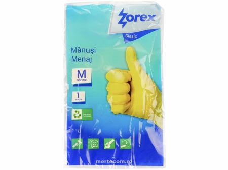 Manusi diverse sortimente - Mănușile de menaj cauciucate Zorex marimea (M)