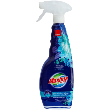 Odorizante si Balsame haine - Parfum și balsam pentru rufe Maxima Dryer Blue Blossom, 750 ml