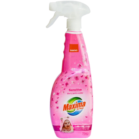 Odorizante si Balsame haine - Sano Maxima Dryer Sensitive Fabric Refresher & Softener, 750 ml