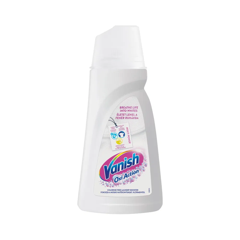 Detergenti rufe - Vanish Solutie pentru indepartarea petelor pentru haine albe Oxi Action, 1L