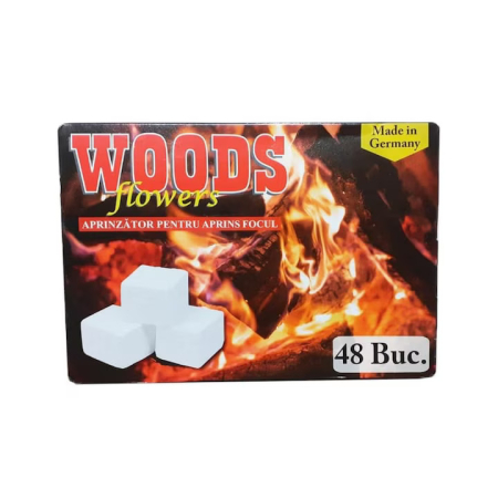 Aprinzatoare Aragaz si Gratare - Woods Flowers Pastile pt Aprins Focul Set 48 buc