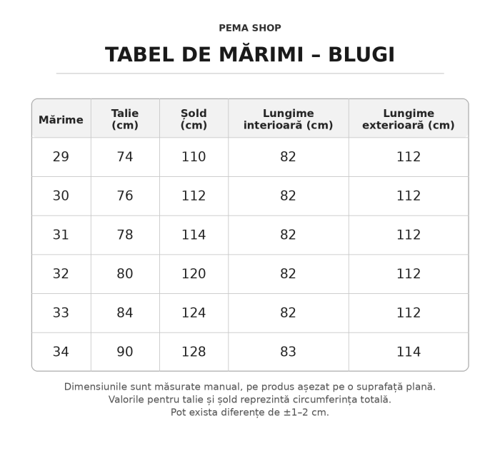 Blugi damă wide leg albaștri cu talie înaltă [4]