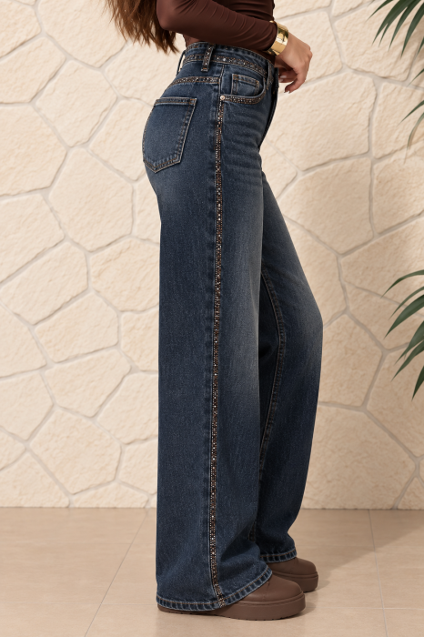 Blugi Perfect Shape wide leg cu efect de modelare [2]