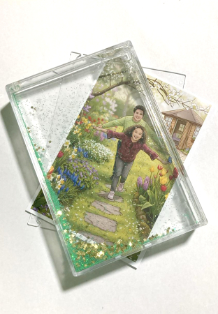 Rama foto cu lichid (apa) si sclipici glitter 10x15cm [1]