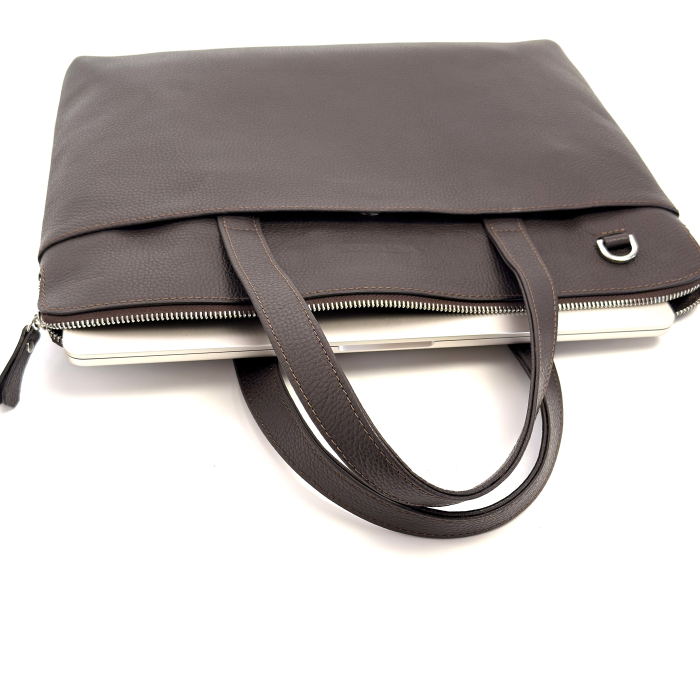 Geanta laptop piele naturala brun Pensées Chisinau [4]