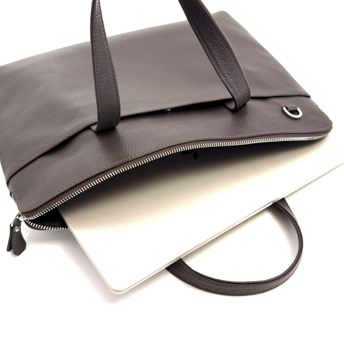 Geanta laptop piele naturala brun Pensées Chisinau [2]