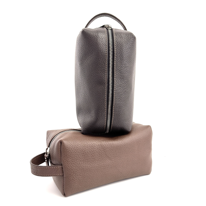 Neceser din piele Maro Caramel [2]