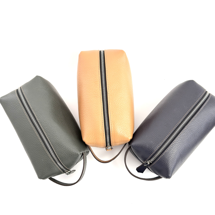 Neceser din piele Albastru Nocturn [4]