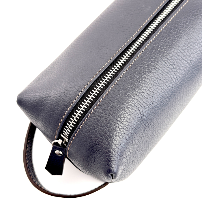 Neceser din piele Albastru Nocturn [3]