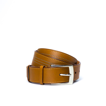 Accesorii - Curea de Bărbați Cognac TRI 02