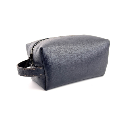 Neceser cosmetice - Neceser din piele Albastru Nocturn