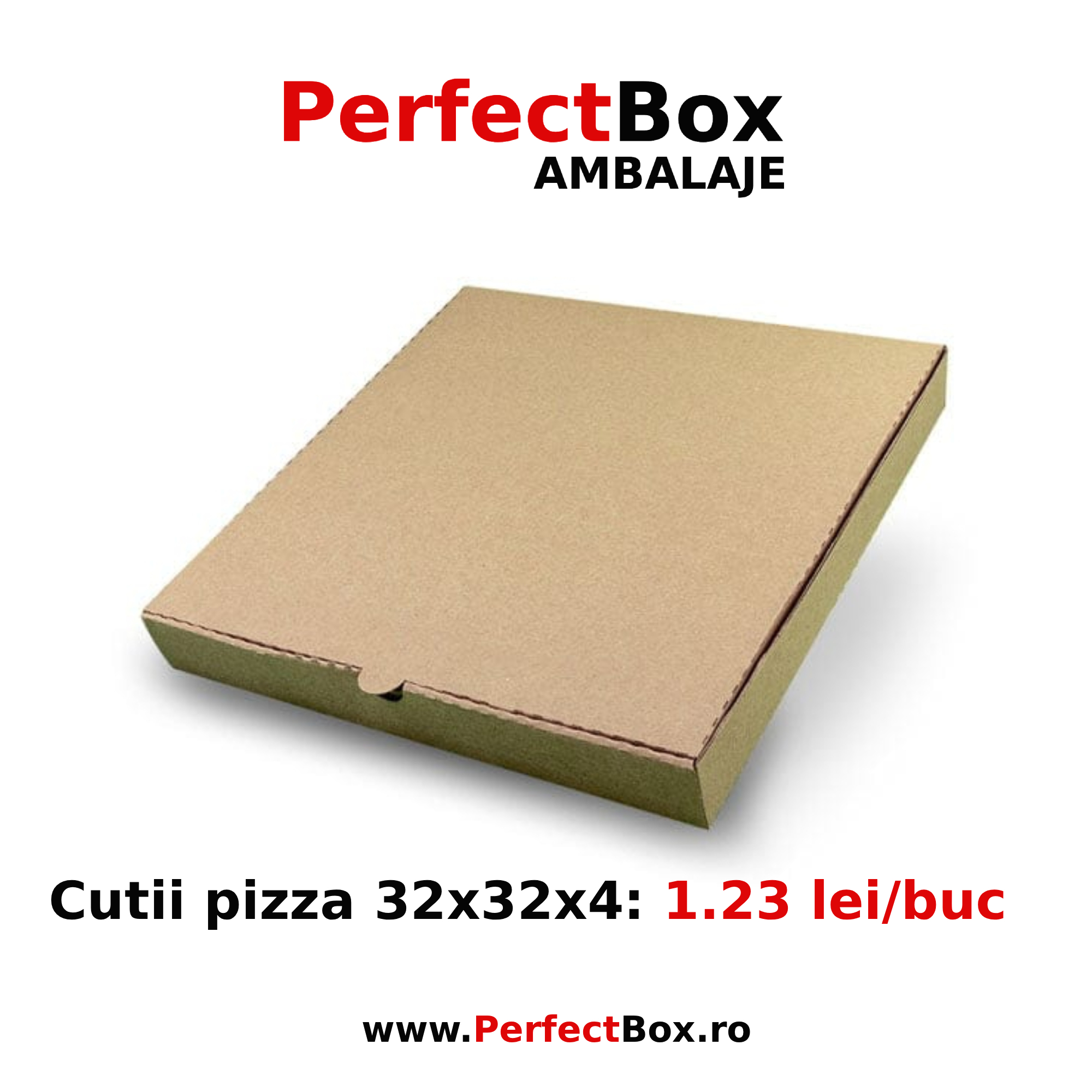Cutiile de pizza 32 × 32 cm: soluţia ideală pentru livrări, restaurante şi catering