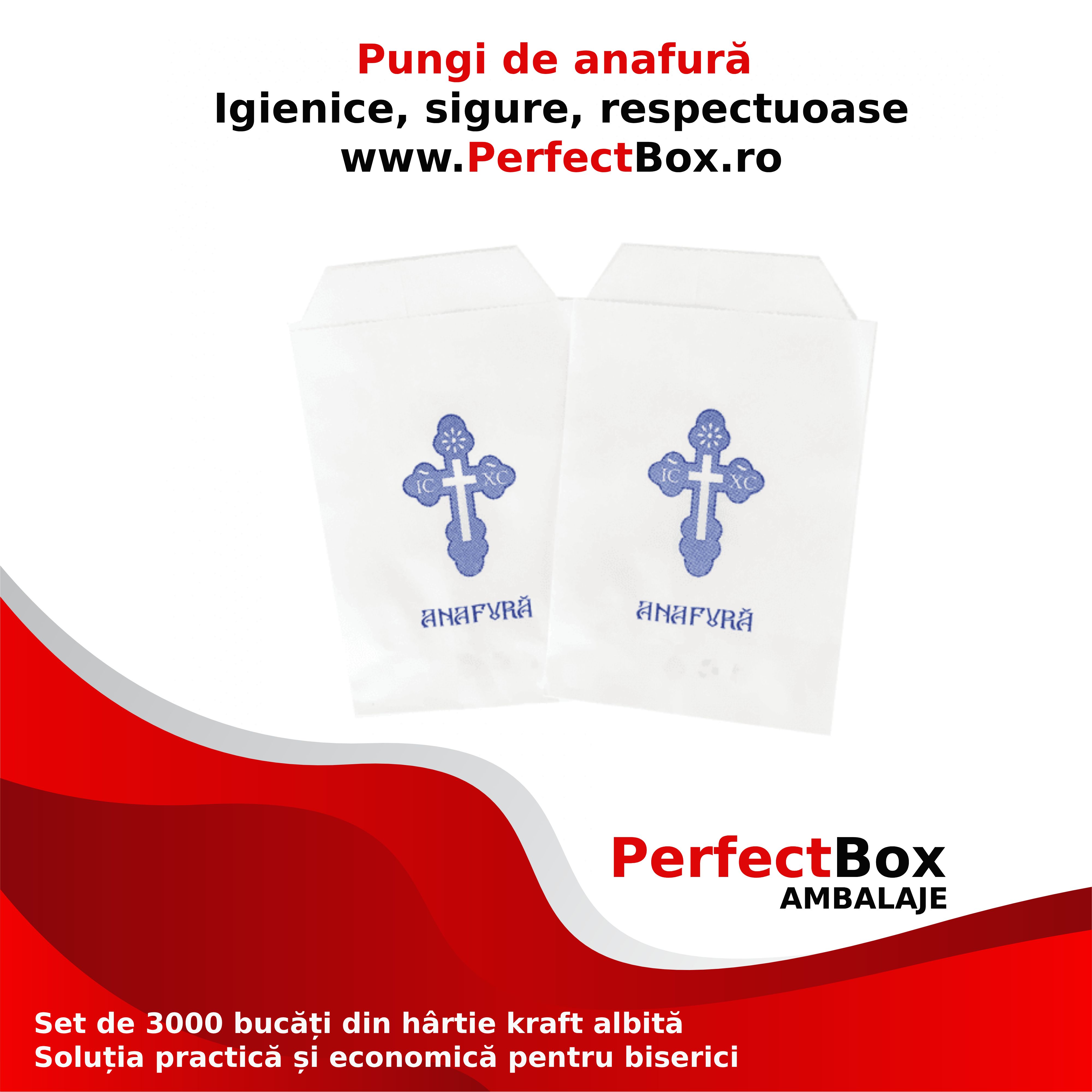 Pungi de anafură – soluția igienică, practică și demnă pentru biserici